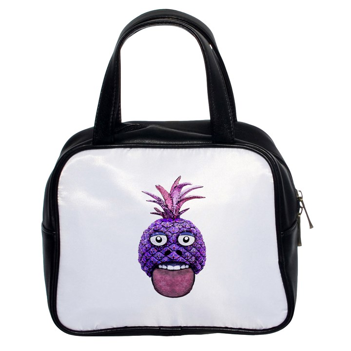 Funny Fruit Face Head Character Classic Handbags (2 Sides)