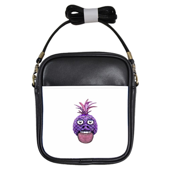 Funny Fruit Face Head Character Girls Sling Bags