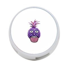 Funny Fruit Face Head Character 4-port Usb Hub (one Side) by dflcprints