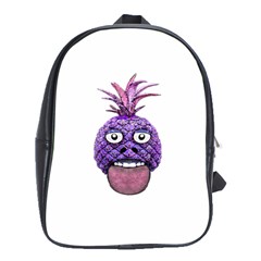 Funny Fruit Face Head Character School Bags (xl)  by dflcprints