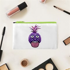 Funny Fruit Face Head Character Cosmetic Bag (xs)