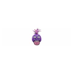 Funny Fruit Face Head Character Satin Scarf (oblong) by dflcprints