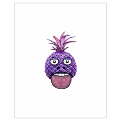 Funny Fruit Face Head Character Drawstring Bag (small) by dflcprints