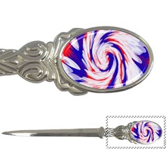 Groovy Red White Blue Swirl Letter Openers by BrightVibesDesign