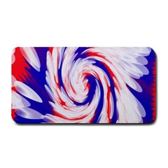 Groovy Red White Blue Swirl Medium Bar Mats