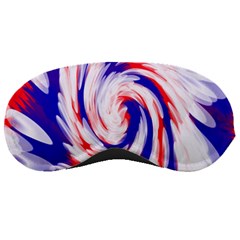 Groovy Red White Blue Swirl Sleeping Masks by BrightVibesDesign