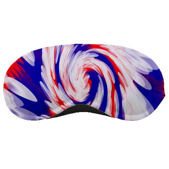 Groovy Red White Blue Swirl Sleeping Masks