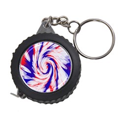 Groovy Red White Blue Swirl Measuring Tapes by BrightVibesDesign