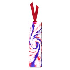 Groovy Red White Blue Swirl Small Book Marks by BrightVibesDesign