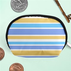 Blue Yellow Stripes Accessory Pouches (medium) 