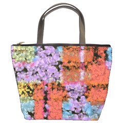 Paint texture                                     	Bucket Bag