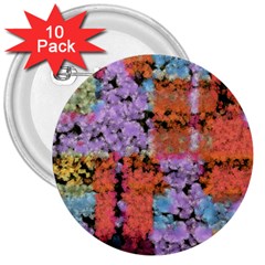 Paint Texture                                     			3  Button (10 Pack) by LalyLauraFLM