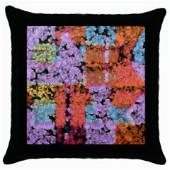 Paint texture                                     			Throw Pillow Case (Black)