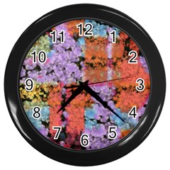 Paint texture                                     			Wall Clock (Black)