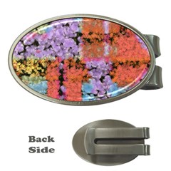 Paint texture                                     			Money Clip (Oval)