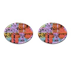 Paint texture                                     			Cufflinks (Oval)