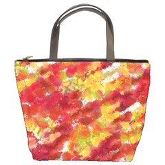 Colorful Splatters                                      	bucket Bag by LalyLauraFLM