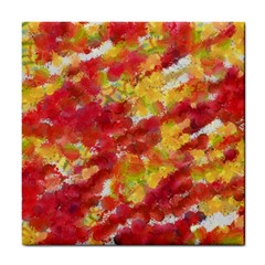 Colorful Splatters                                      			tile Coaster