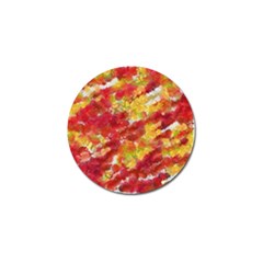 Colorful Splatters                                      			golf Ball Marker by LalyLauraFLM