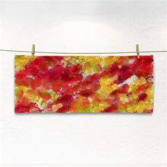 Colorful Splatters                                      			hand Towel