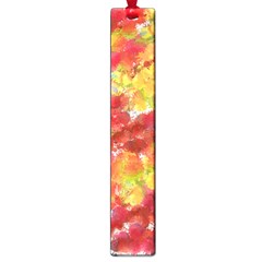 Colorful Splatters                                      			large Book Mark by LalyLauraFLM