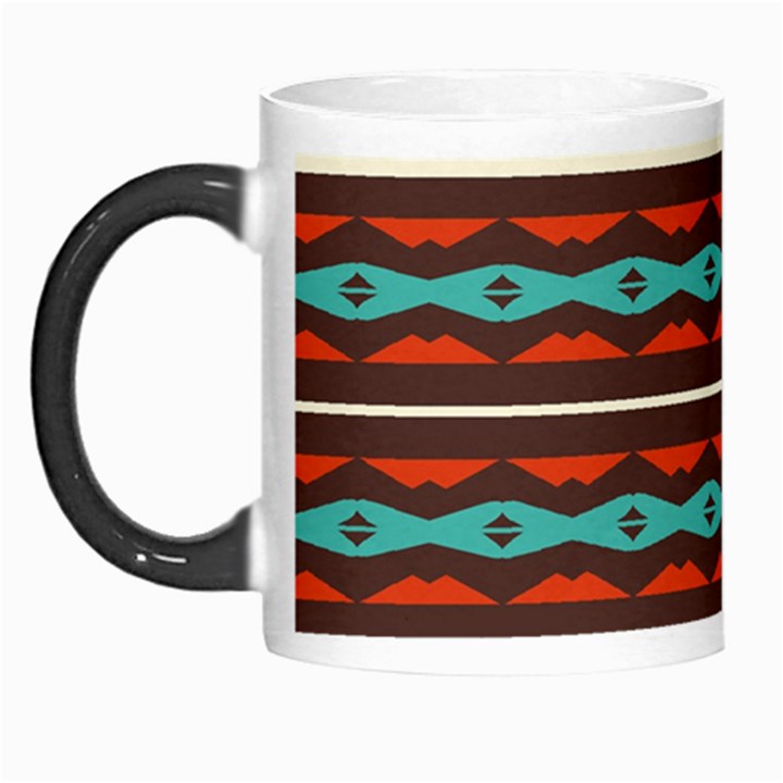 Stripes and rhombus chains                                      Morph Mug