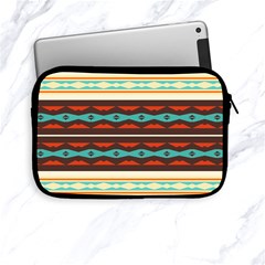 Stripes And Rhombus Chains                                      			apple Ipad Mini Zipper Case by LalyLauraFLM