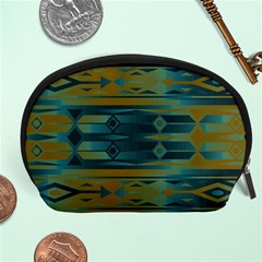 Blue Green Gradient Shapes                                       Accessory Pouch by LalyLauraFLM