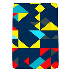 Colorful Shapes On A Blue Background                                        			removable Flap Cover (s) by LalyLauraFLM