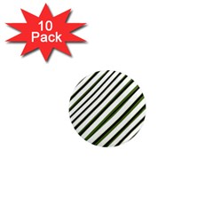 Diagonal Stripes 1  Mini Magnet (10 Pack)  by dflcprints