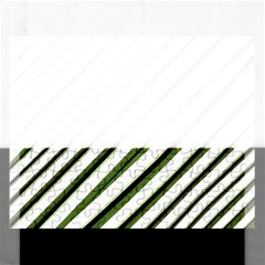 Diagonal Stripes Rectangular Jigsaw Puzzl by dflcprints