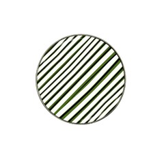 Diagonal Stripes Hat Clip Ball Marker by dflcprints