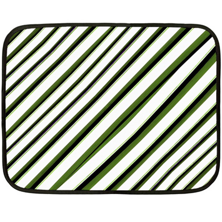 Diagonal Stripes Fleece Blanket (Mini)