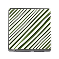 Diagonal Stripes Memory Card Reader (square) by dflcprints