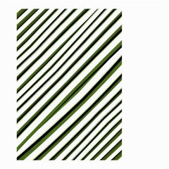 Diagonal Stripes Small Garden Flag (two Sides)