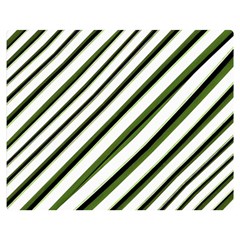 Diagonal Stripes Double Sided Flano Blanket (medium) 