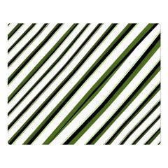 Diagonal Stripes Double Sided Flano Blanket (large) 