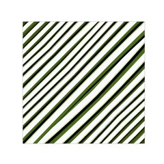 Diagonal Stripes Small Satin Scarf (square)