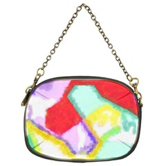 Watercolors Shapes                                         	chain Purse (two Sides) by LalyLauraFLM