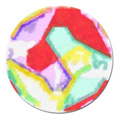 Watercolors Shapes                                         			magnet 5  (round)