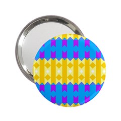 Rhombus And Other Shapes Pattern                                          			2 25  Handbag Mirror