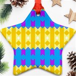 Rhombus and other shapes pattern                                          			Ornament (Star) Front