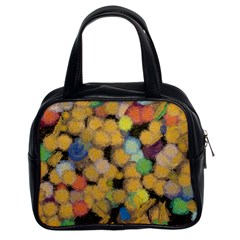 Paint Brushes                                          Classic Handbag (two Sides) by LalyLauraFLM