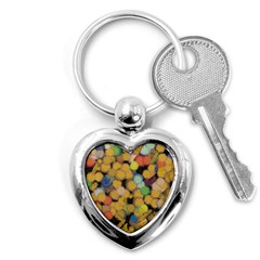 Paint Brushes                                          			key Chain (heart) by LalyLauraFLM