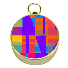 Misc Colorful Shapes                                           			gold Compass