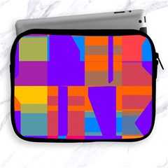 Misc Colorful Shapes                                           			apple Ipad 2/3/4 Zipper Case by LalyLauraFLM