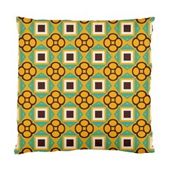 Flowers And Squares Pattern                                            	standard Cushion Case (two Sides)