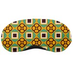 Flowers and squares pattern                                            			Sleeping Mask Front