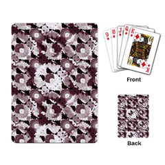 Ornate Modern Floral Playing Card by dflcprints