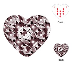 Ornate Modern Floral Playing Cards (heart)  by dflcprints